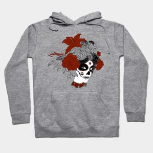 Día de los Muertos Skull Face Hoodie